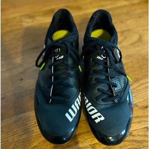 Warrior Burn 9.0 Men’s Cleats Black size 12.